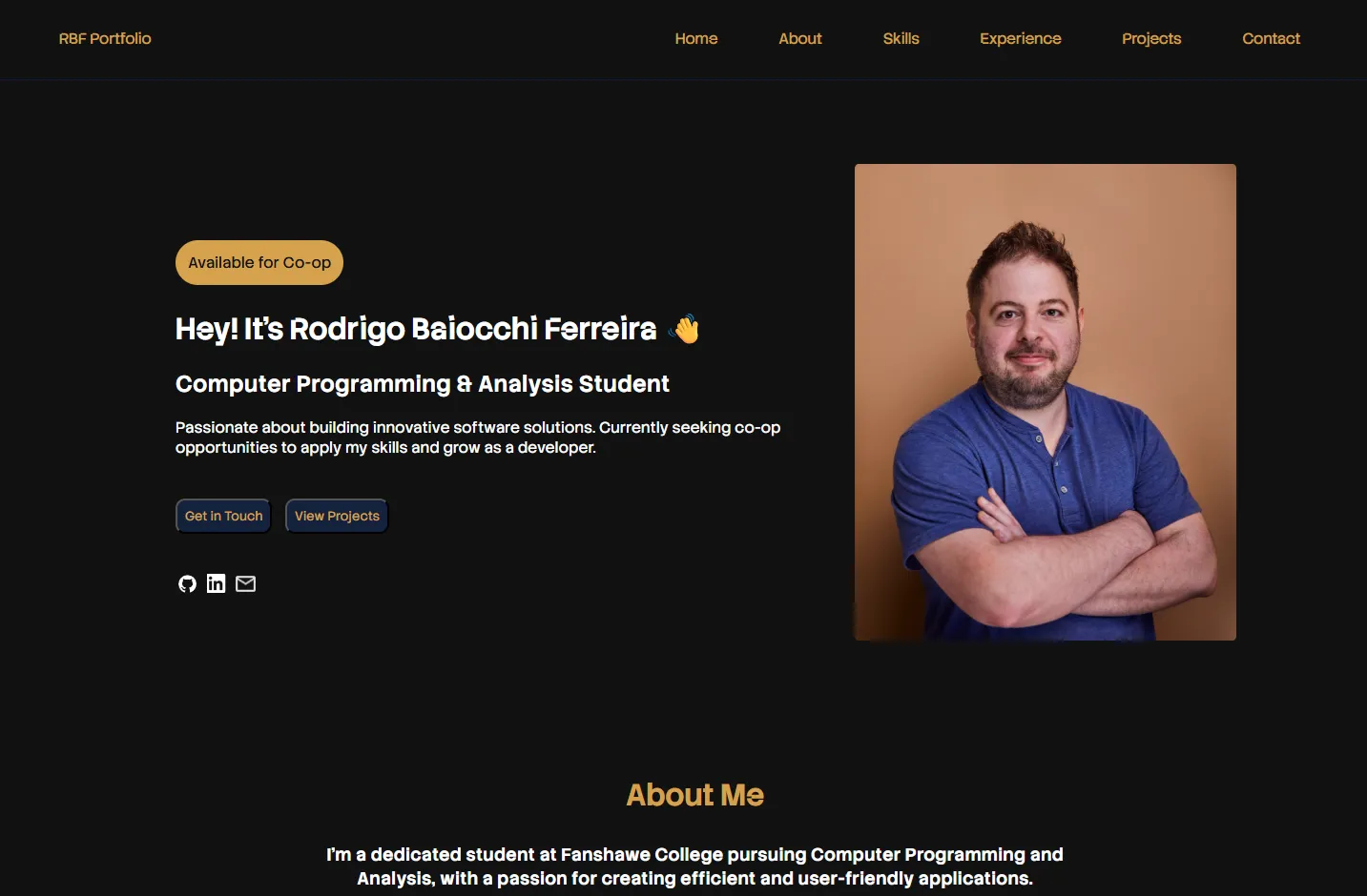Portfolio screenshot